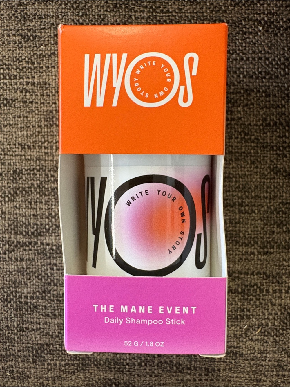 WYOS The Mane Event Daily Shampoo Stick - 1.8 Oz NIB